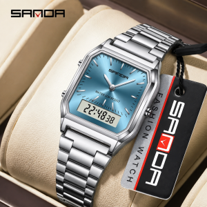 Sanda Dual Display Me Watch