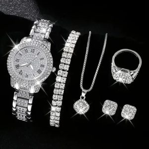 Ladies 5PCS Gift watch With Gift Box