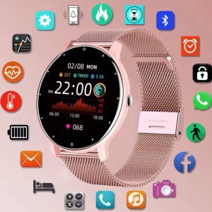 Ladies Full Touch Screen Bluetooth Smartwatch