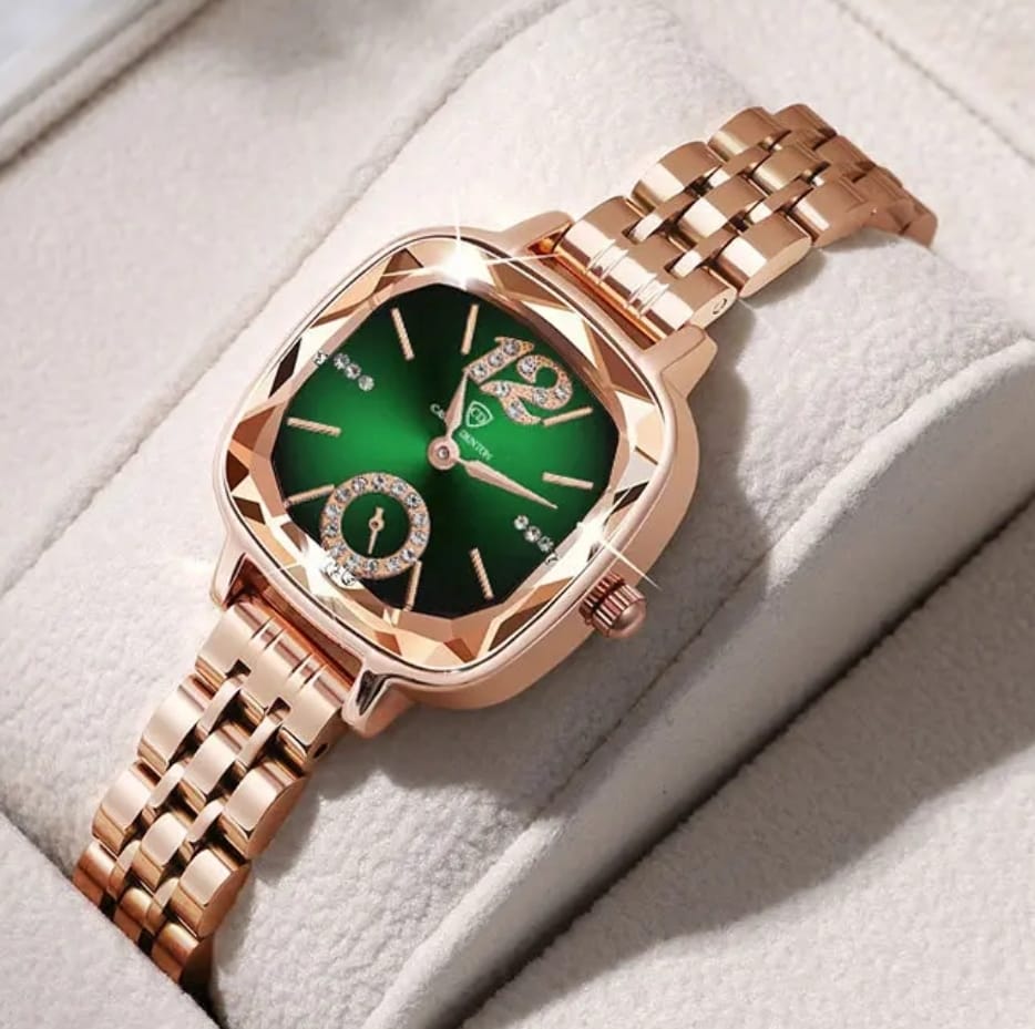 Ladies Ultra Small Square Elegant Watch