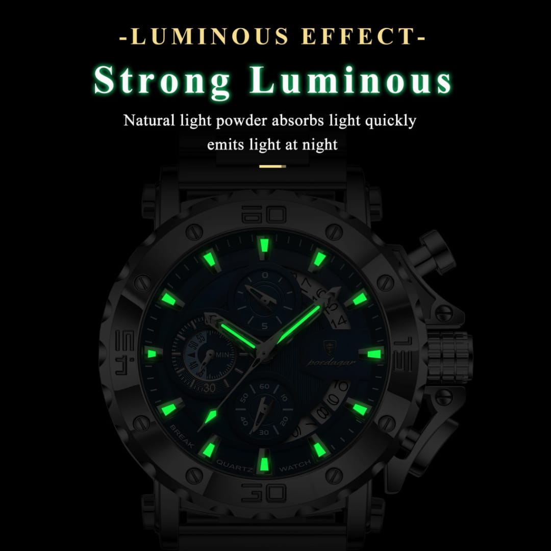 Men Heavy Duty Chronograph Watch With Date - Image 3