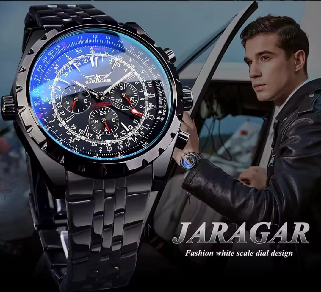 Jaragar Aviator Automatic Mechanical Pilot Watch - Image 2