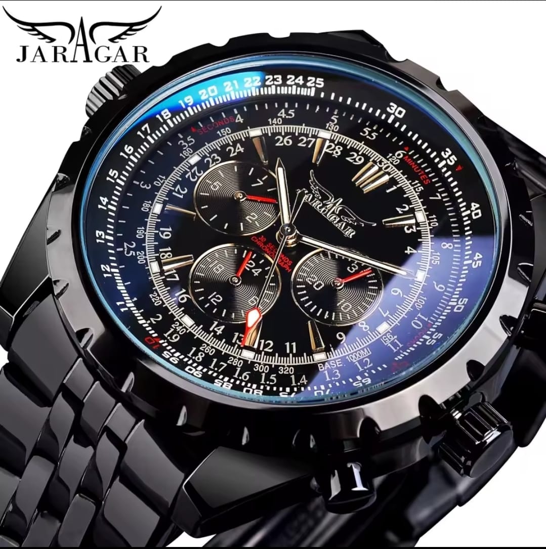 Jaragar Aviator Automatic Mechanical Pilot Watch