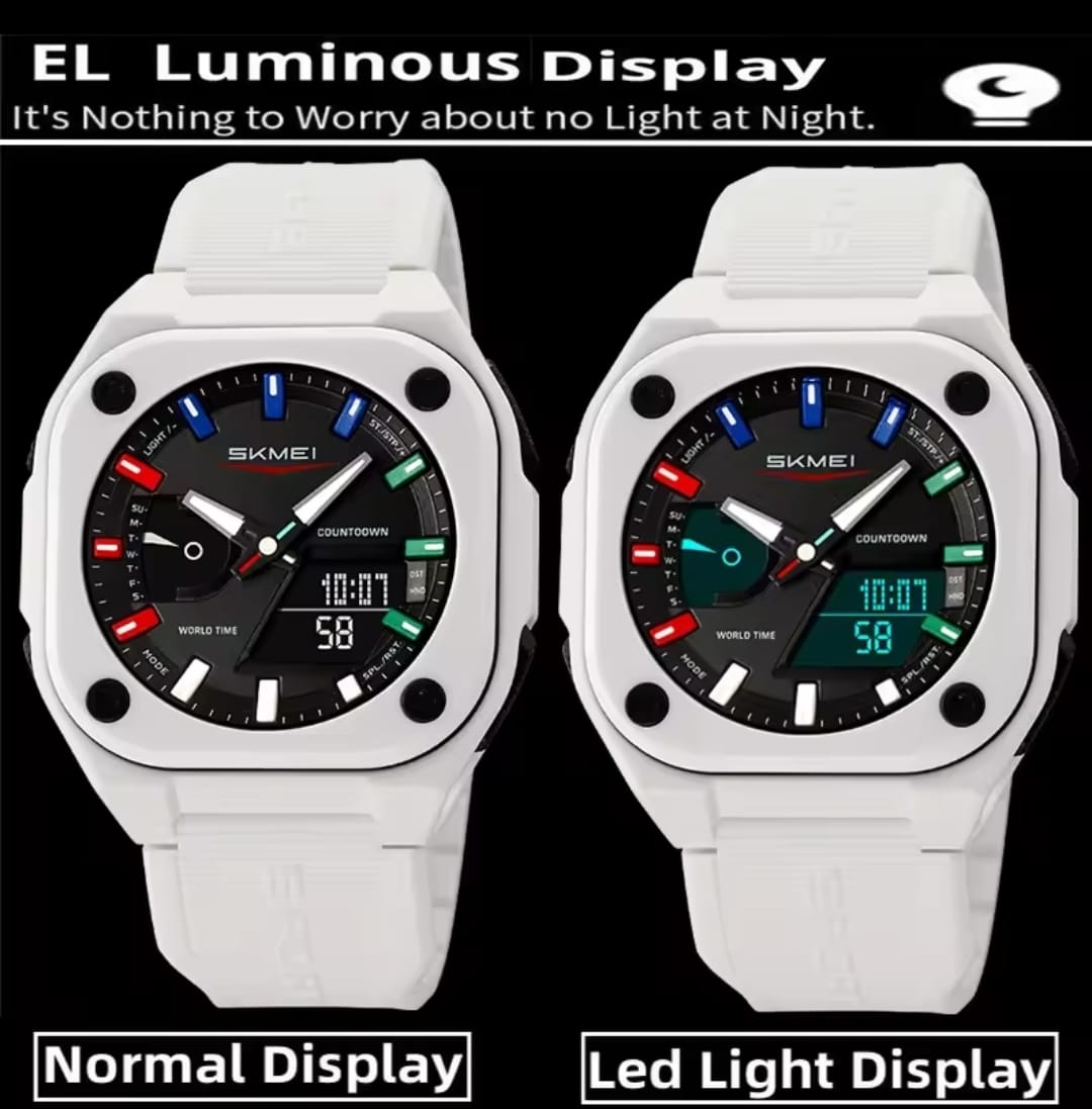 Men Digital International Sports Watch - Image 3