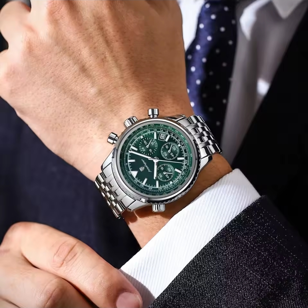 Poedagar Sofiscicated Men Executive Watch Chronograph - Image 3