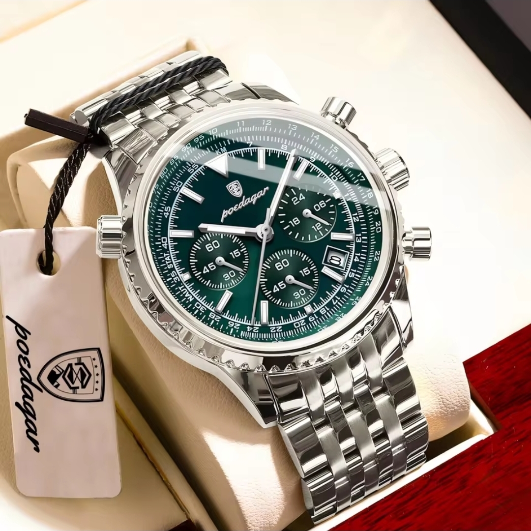 Poedagar Sofiscicated Men Executive Watch Chronograph