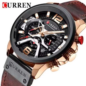Curren Men’s Luxury Chronograph Watch