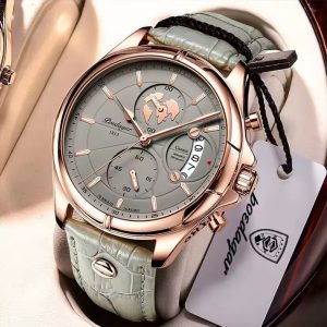 Poedagar Men’s Luxury Chronograph Watch