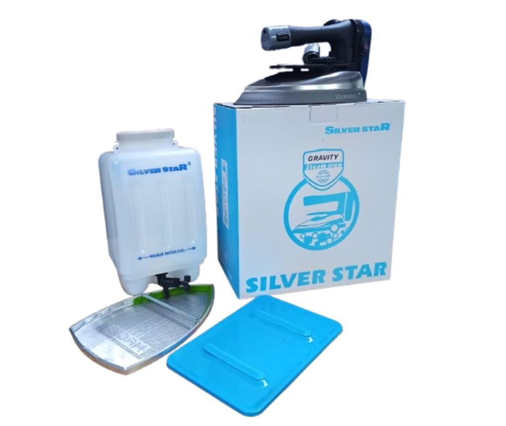 Silver Star Industrial Steam Iron Box